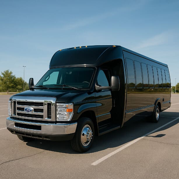 Fullerton Shuttle Bus Rentals 18 Passenger Shuttle Bus