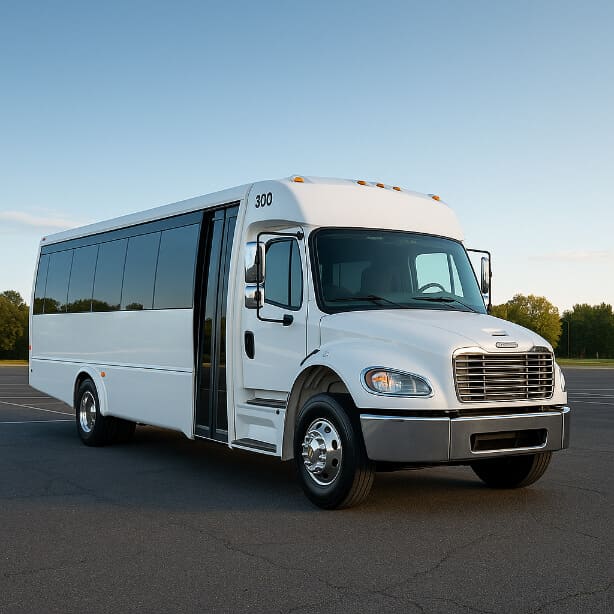 Fullerton Shuttle Bus Rentals 25 Passenger Shuttle Bus