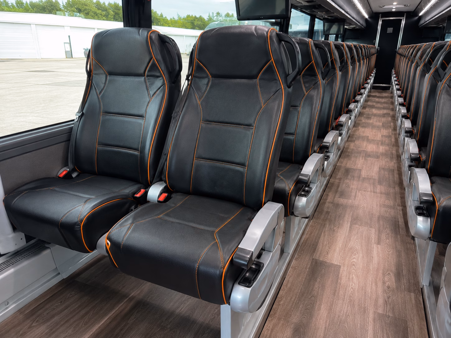 fullerton construction and film crew shuttle buses