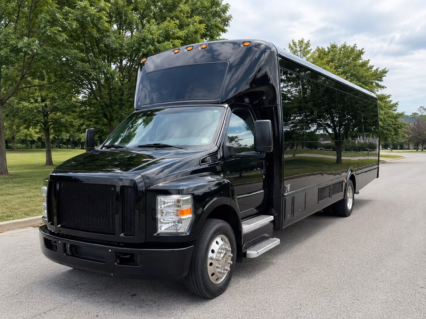 fullerton corporate retreat shuttle bus rentals
